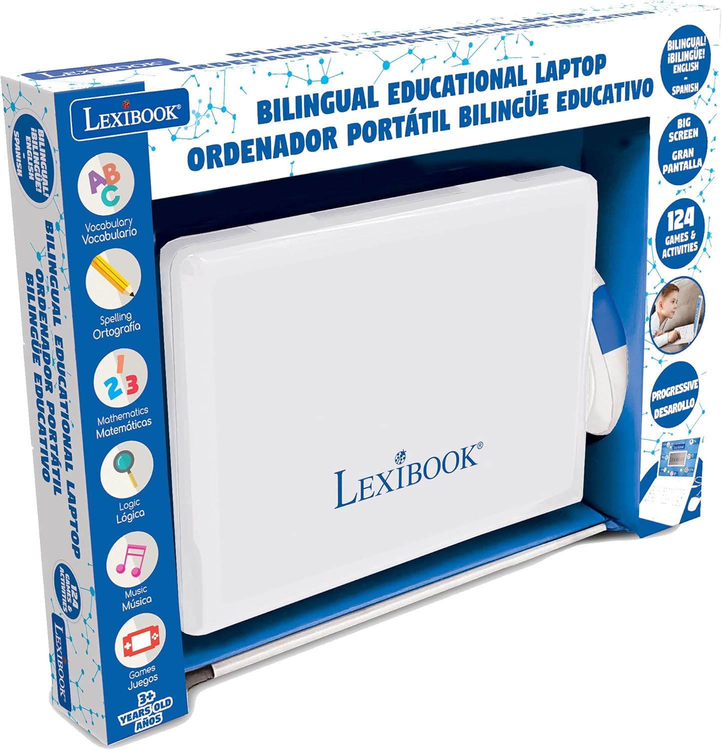 Lexibook JC598i2 - Computer Portatile Educativo Bilingue - immagine 3