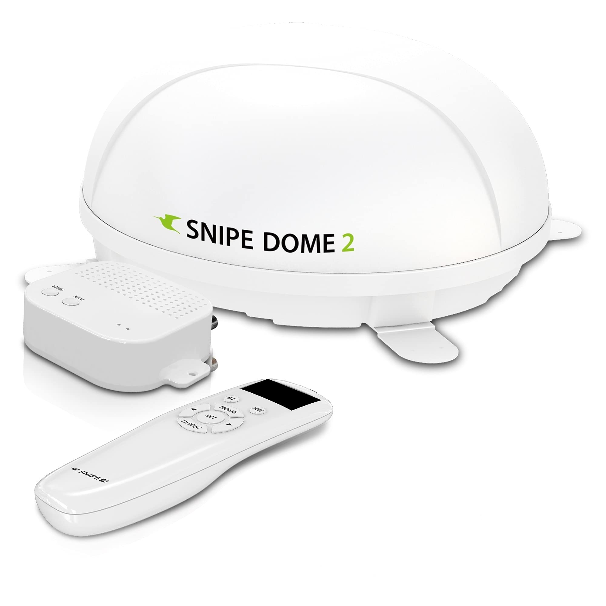Selfsat Snipe Dome 2 – Singolo – con telecomando BT e controllo iOS/Android