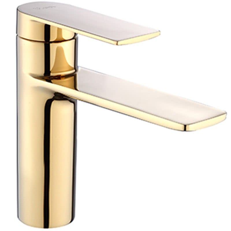 Rea STORM GOLD - Miscelatore Lavabo Basso, Oro Chiaro