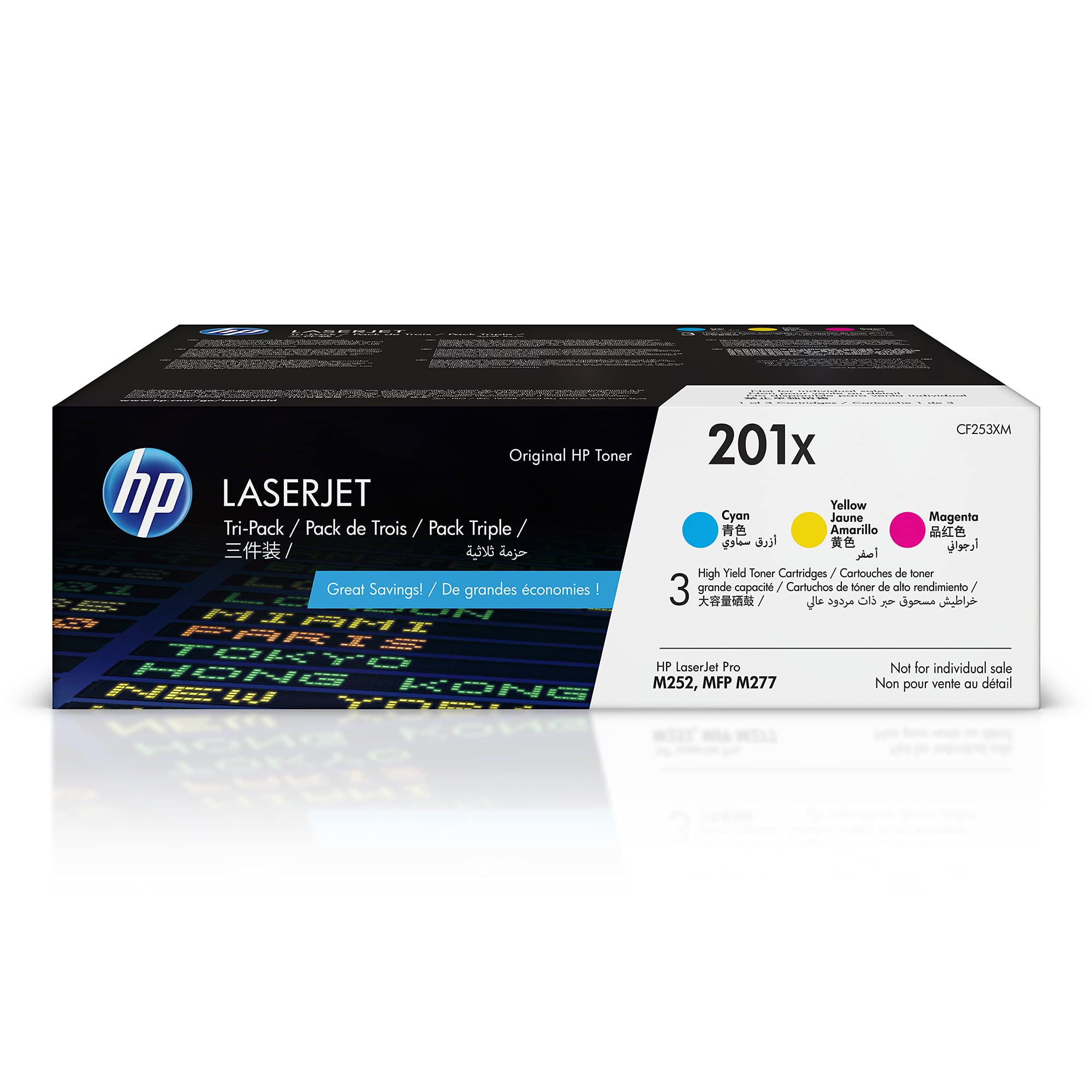 Hp 201X CF253XM - Multipack 3 Toner Originali