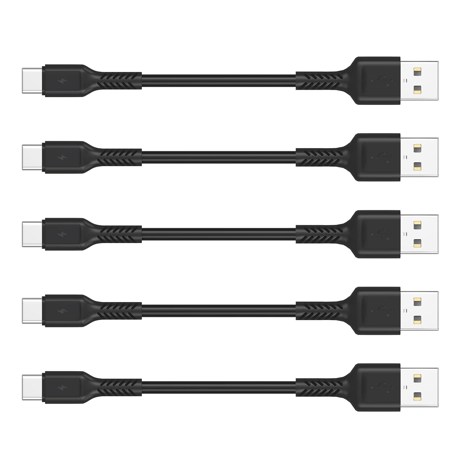 Cavo USB Type-C Corto 10cm 3A [5 Pezzi] - immagine 1