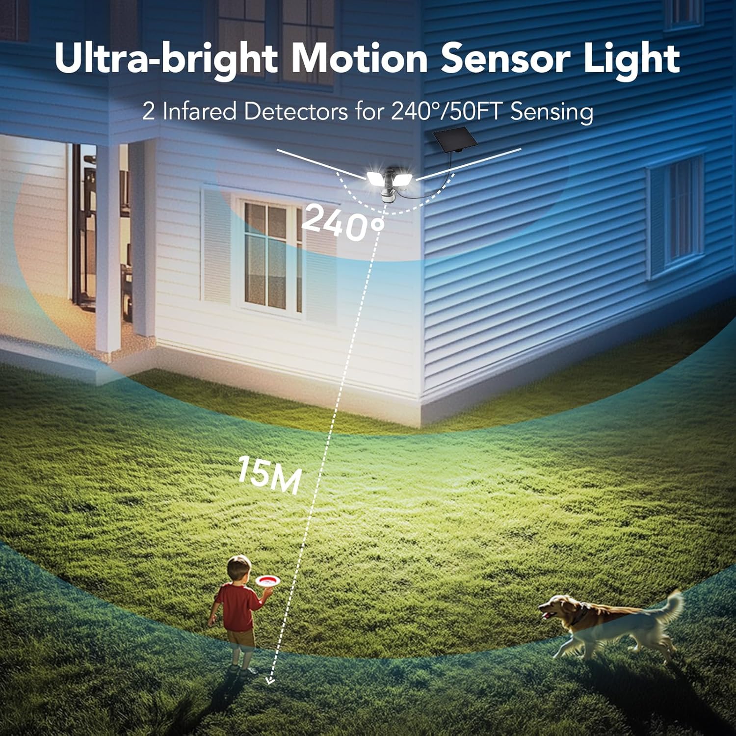 Linkind Faretto Esterno LED 25W Doppia Alimentazione - immagine 8