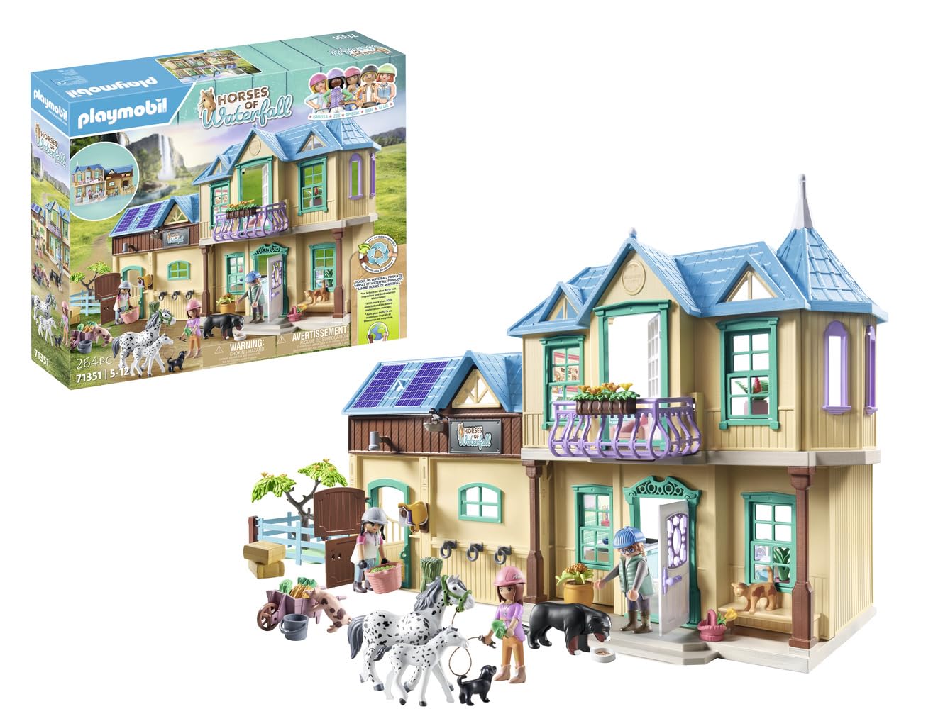 PLAYMOBIL Horses of Waterfall 71351 Waterfall Ranch