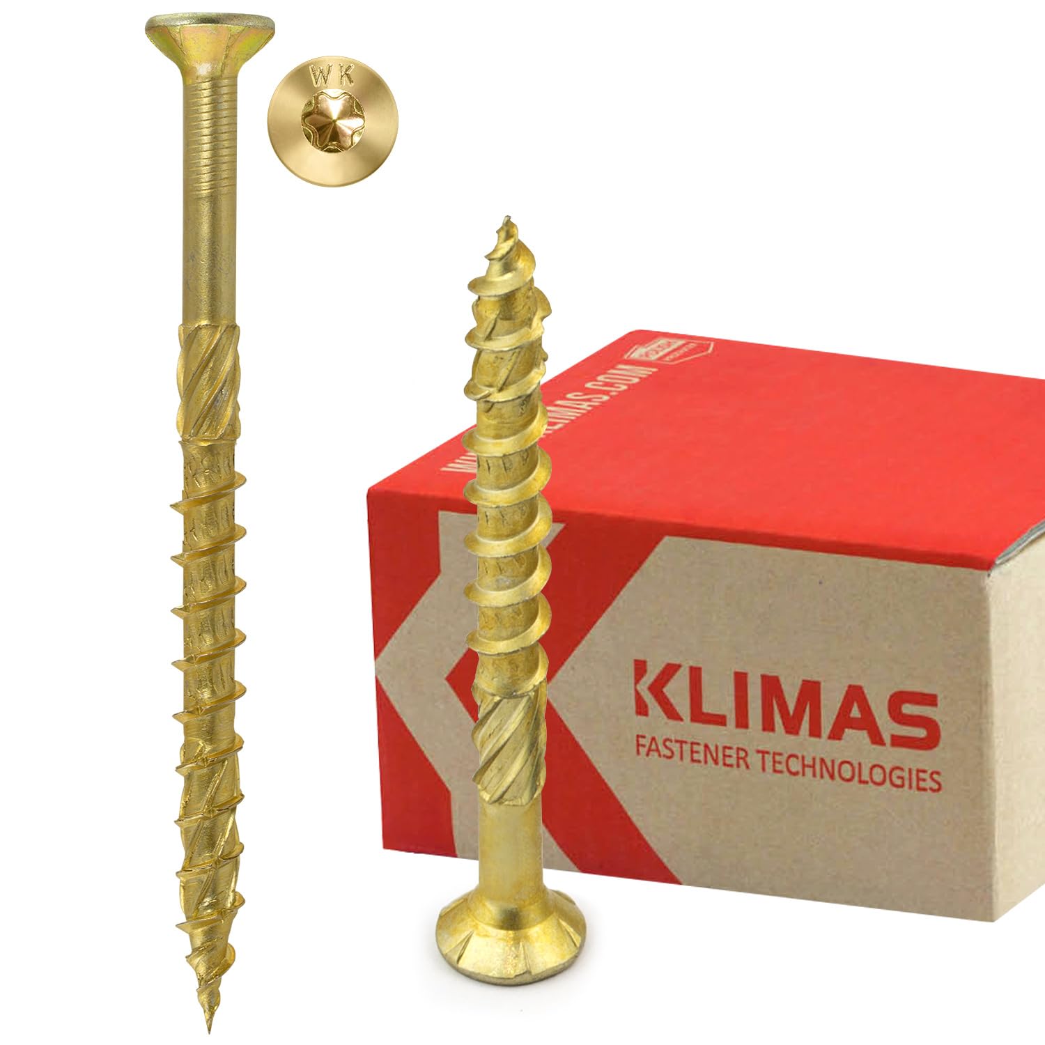 KLIMAS Viti per Legno Torx 5x70mm - 200 pezzi - immagine 1