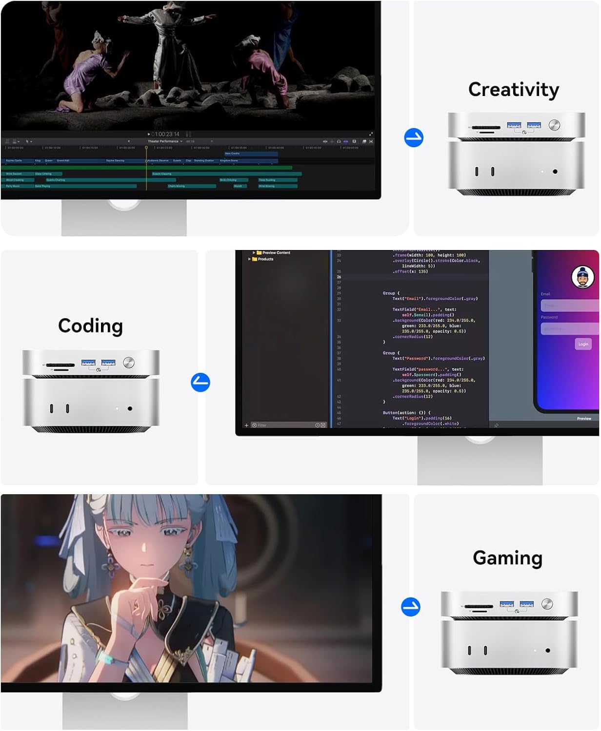 Orico Minimata M4Max - Storage & Docking Station 1TB - immagine 6