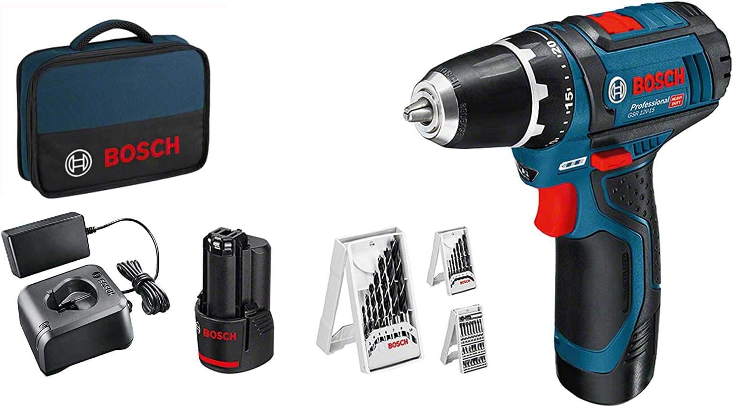 Bosch Professional Sistema 12V Trapano Avvitatore GSR 12V-15 - immagine 1