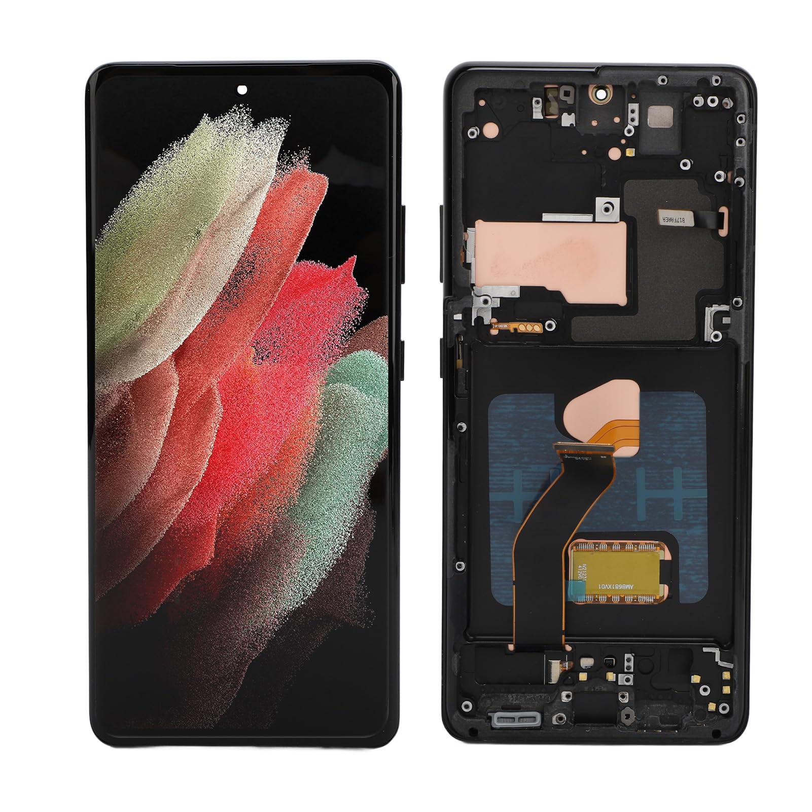 Gugxiom Schermo AMOLED per S21 Ultra 5G, Nero