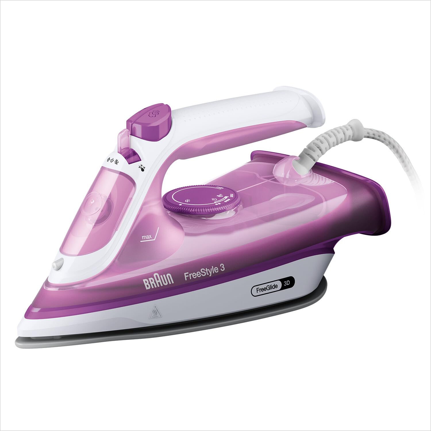 Braun FreeStyle3 FI3124PU Ferro da Stiro 2700W, Viola
