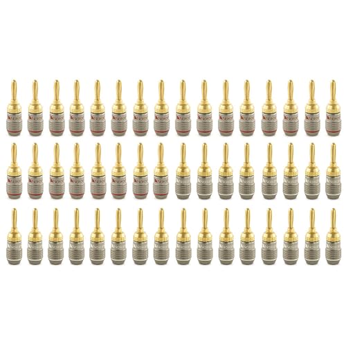 Nakamichi FanLock Excel Connettore a Banana Placcato Oro 24K