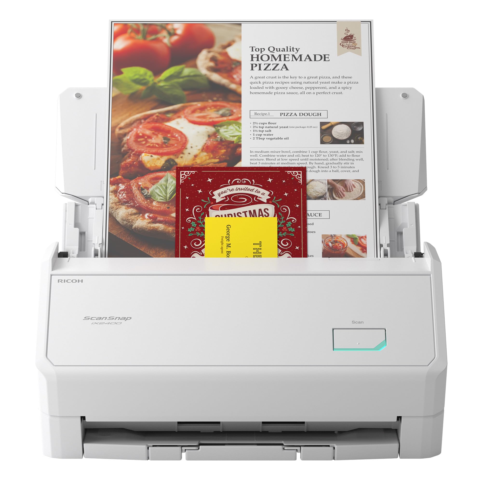 Ricoh Scansnap iX2400 - Scanner ADF 600 DPI A4, Bianco