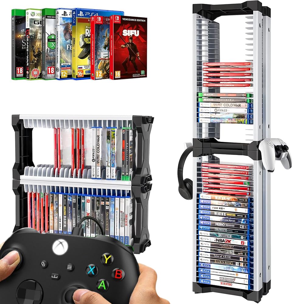 Torre di Stoccaggio per Giochi e CD, Universale