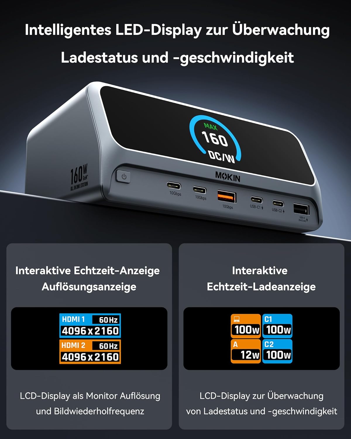 Docking Station Adattatore USB C - immagine 6