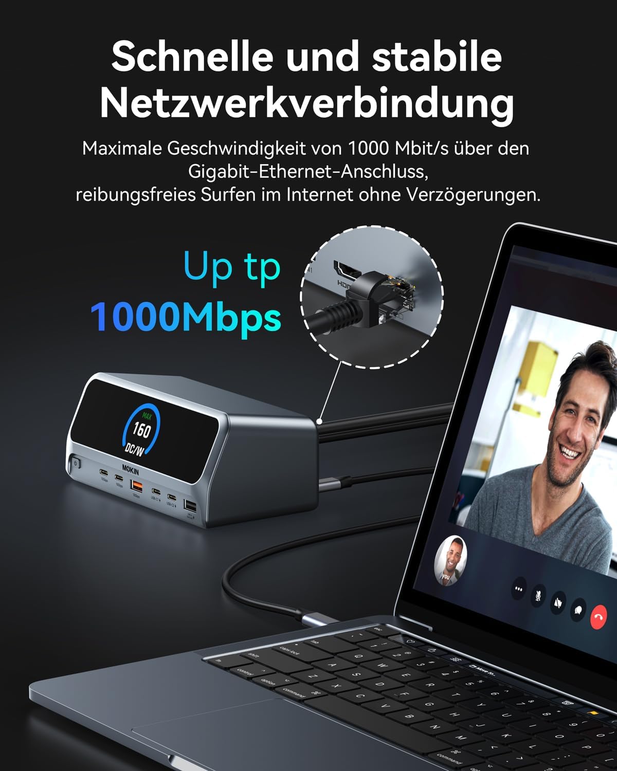 Docking Station Adattatore USB C - immagine 7