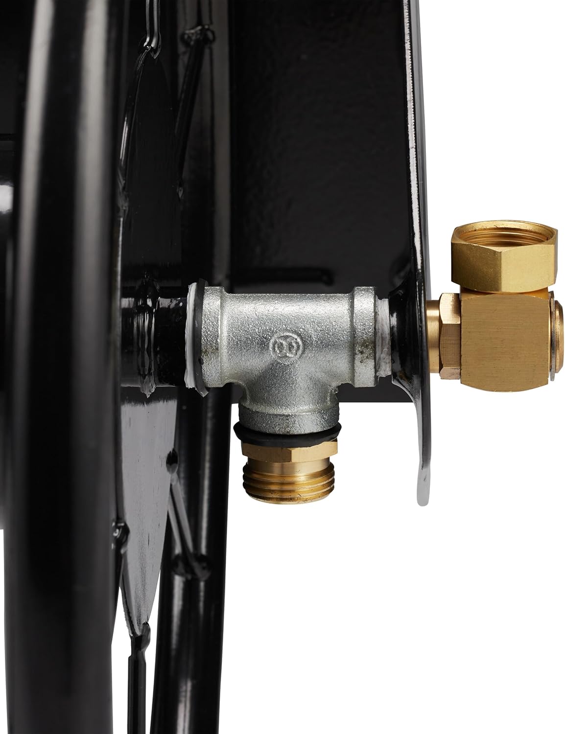 Relaxdays Avvolgitubo da Parete con Manovella, Nero - immagine 7