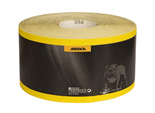 Mirka Yellow Carta Abrasiva Rotolo 115mm x 50m P60