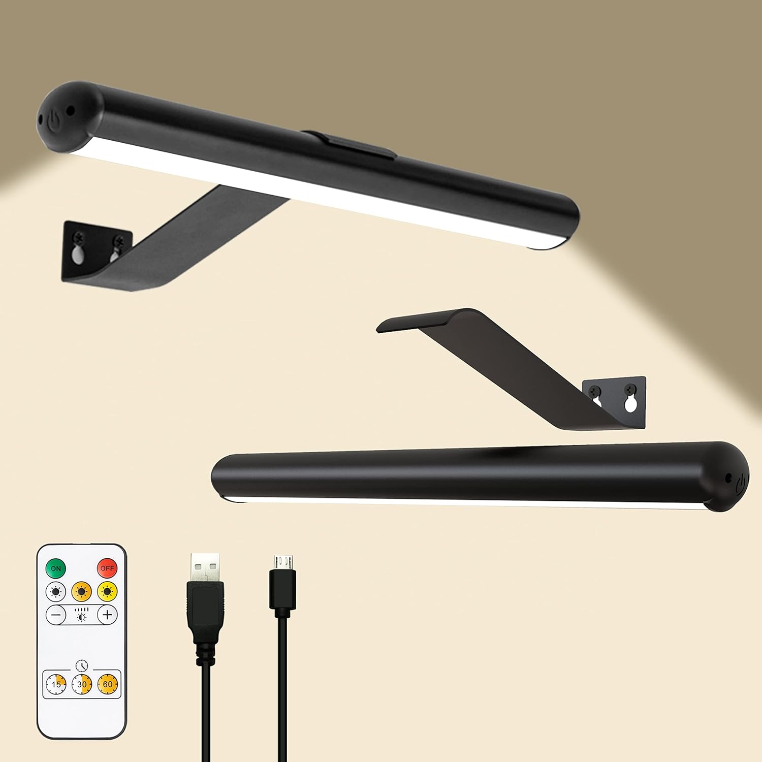 Lampada da Parete Wireless a Telecomando (2 pz) - immagine 1