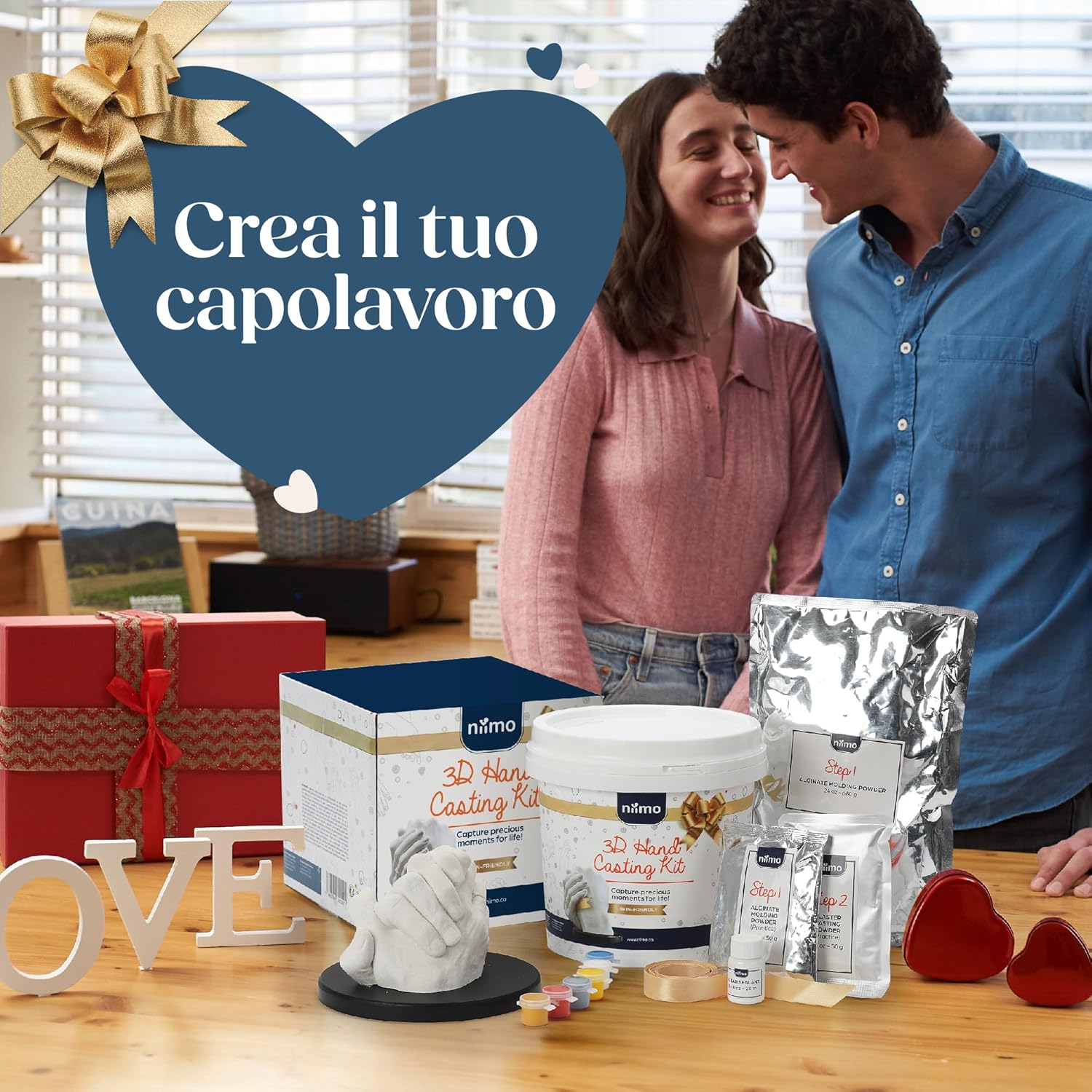 Niimo Kit Calco Mani Coppia con Supporto - immagine 2