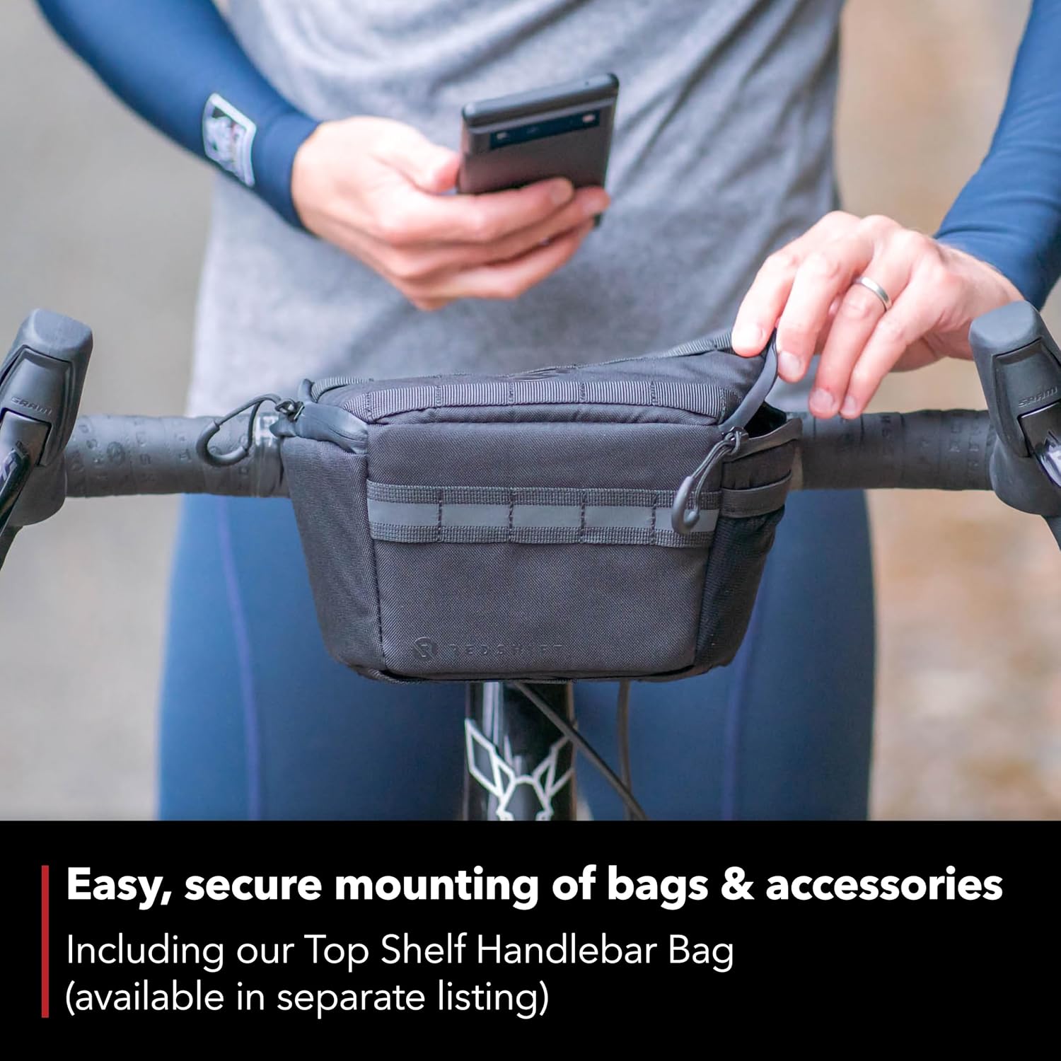 Redshift Top Shelf Low Flare Handlebar Alluminio - immagine 5