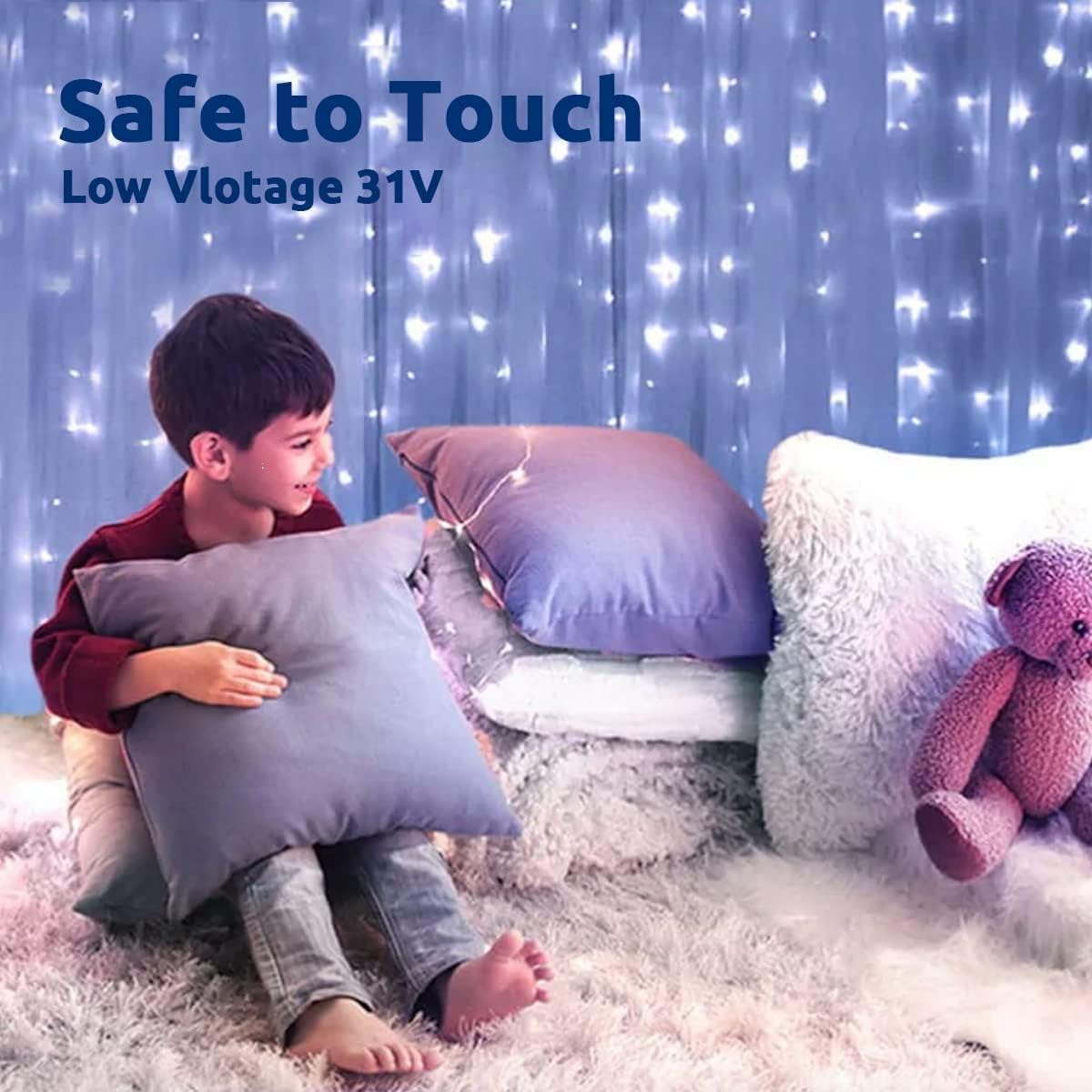 Dekofun Tenda Luminosa 2 Pezzi 600 LED Cascata 6x3m - immagine 8