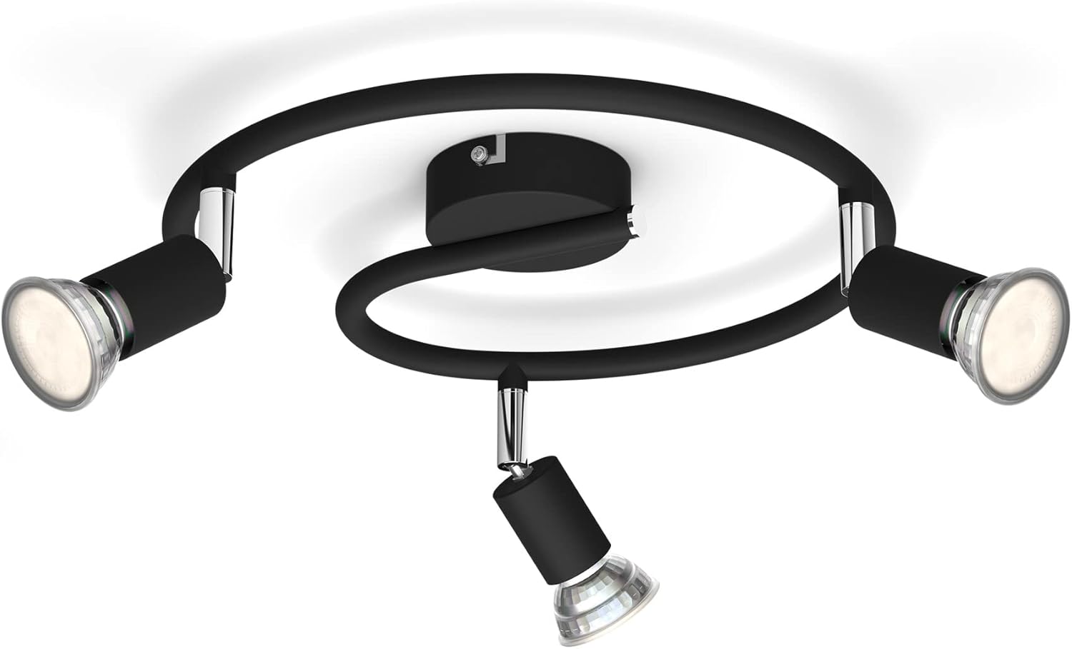 Philips LED Faretto Integrato Limbali 50W, Nero - immagine 4