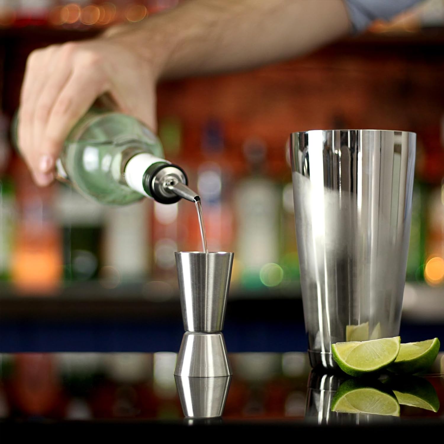 Gaoduanluoluo 12 Versatori in Acciaio Inox, Nero - immagine 6