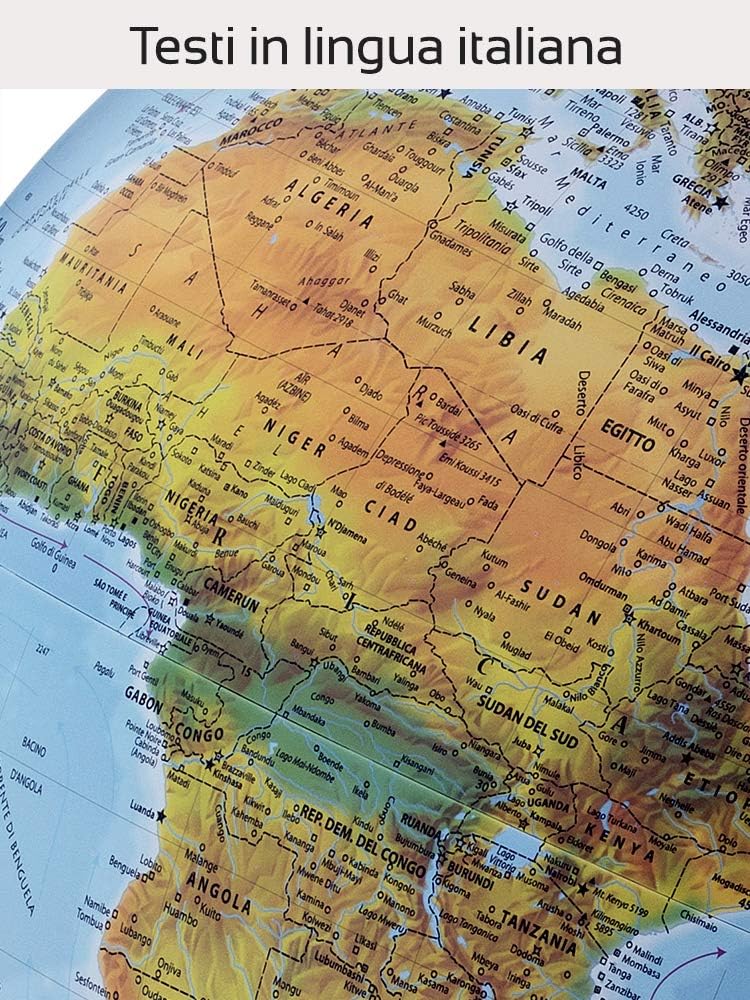 Tecnodidattica Atmosphere Solid B - Mappamondo 30cm - immagine 3