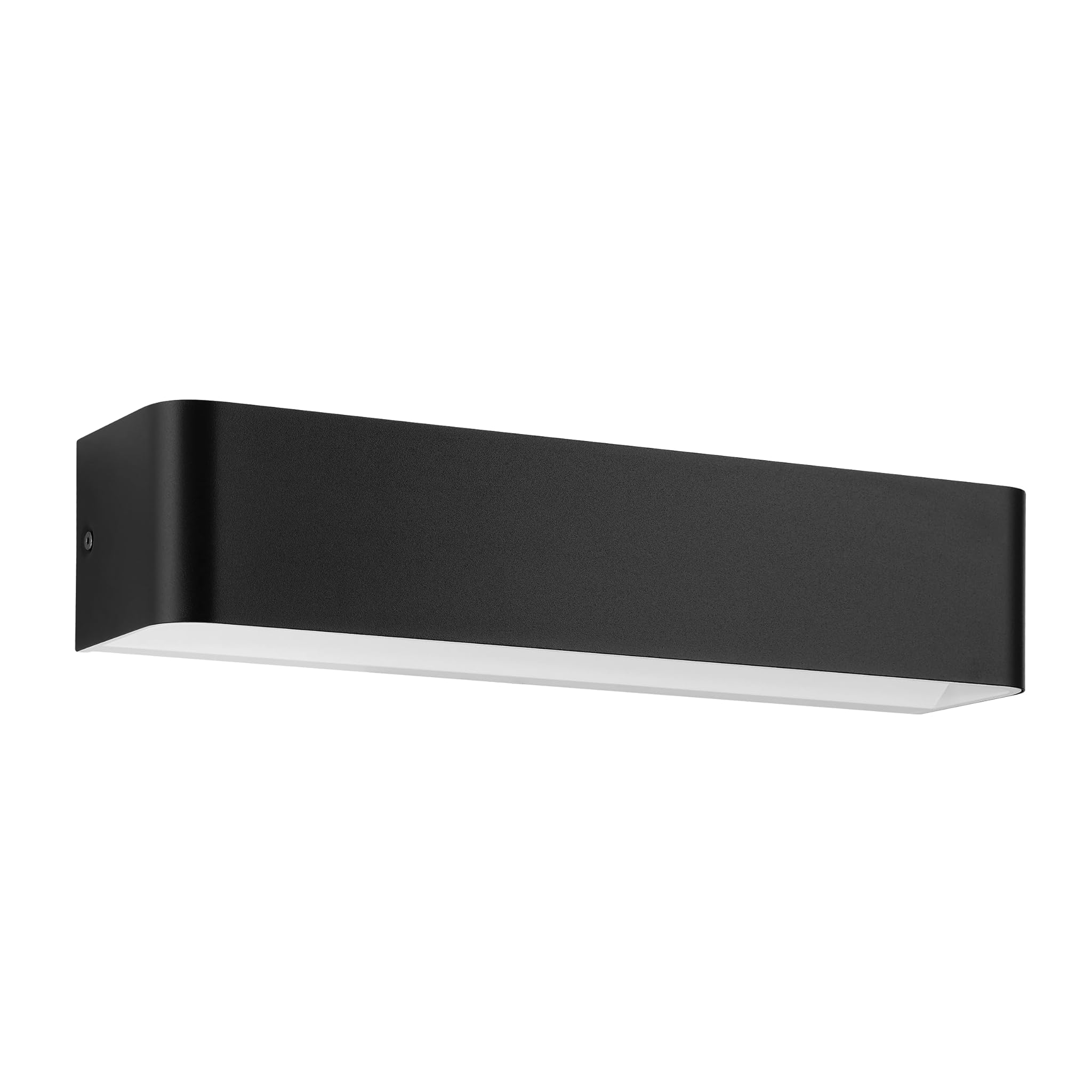 Eglo Applique LED Sania 4, Alluminio Nero e Bianco