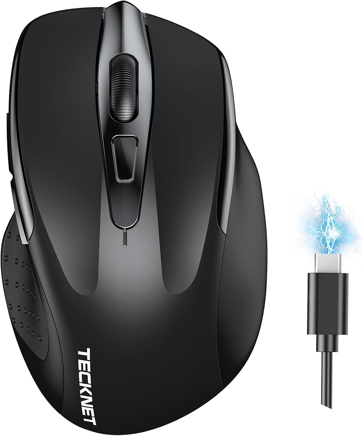 Tecknet Mouse Bluetooth Ricaricabile Multi-dispositivo - immagine 1
