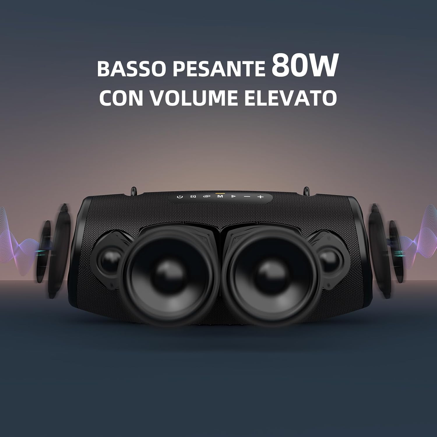 Zealot Cassa Bluetooth 80W con Bassi Aumento - immagine 2