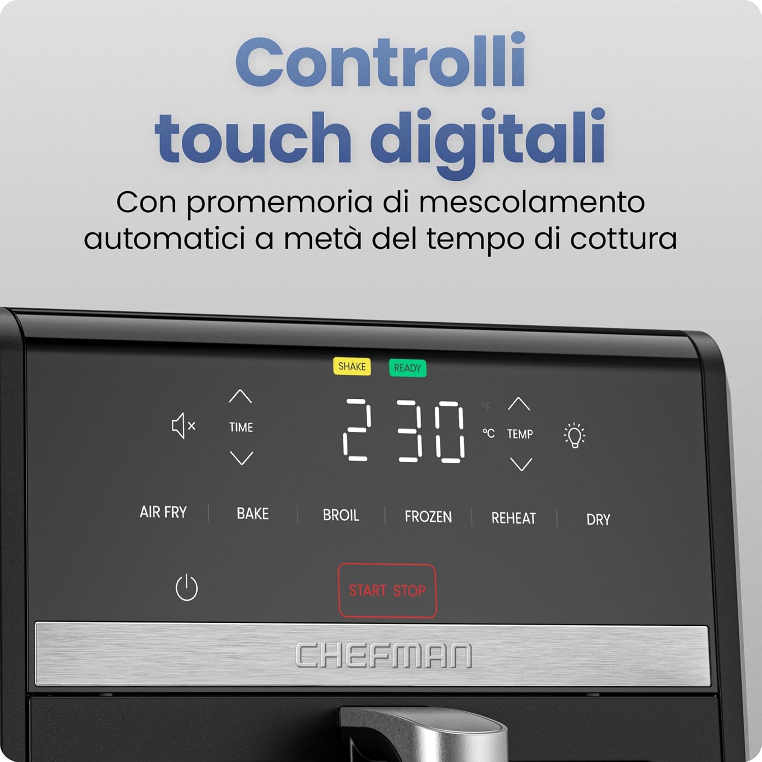 Chefman Friggitrice ad Aria TurboFry 8.5L XL, Nera - immagine 6