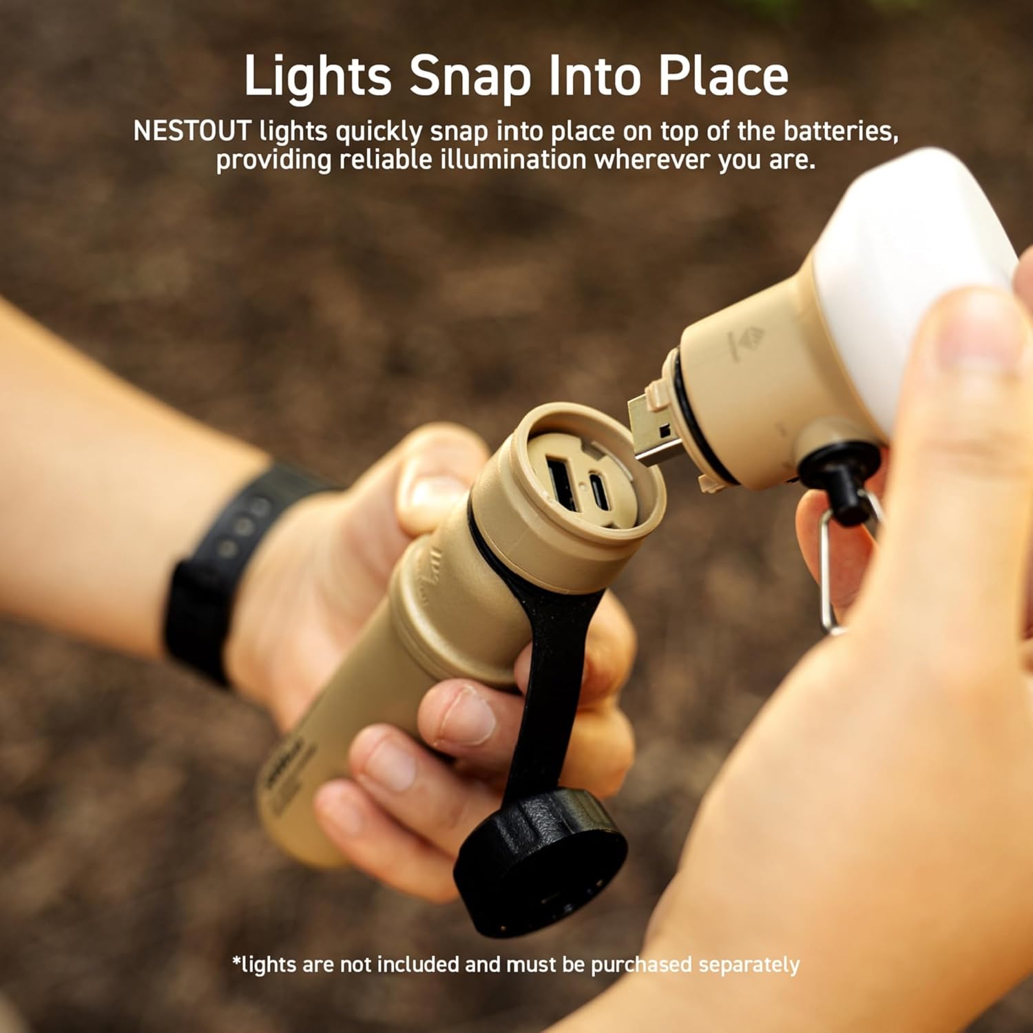 Elecom NESTOUT - Caricatore Portatile 15000 mAh, Beige - immagine 10