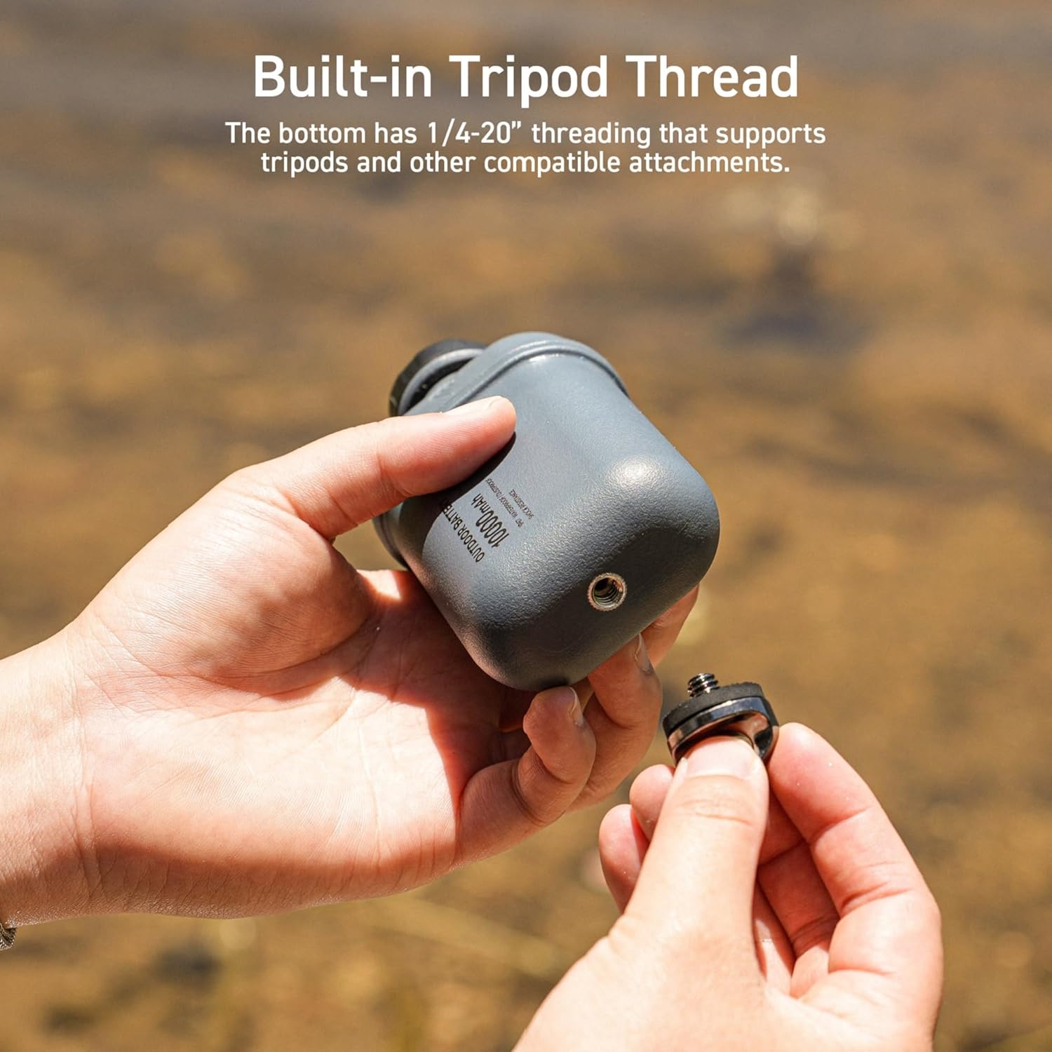 Elecom NESTOUT - Caricatore Portatile 15000 mAh, Beige - immagine 7