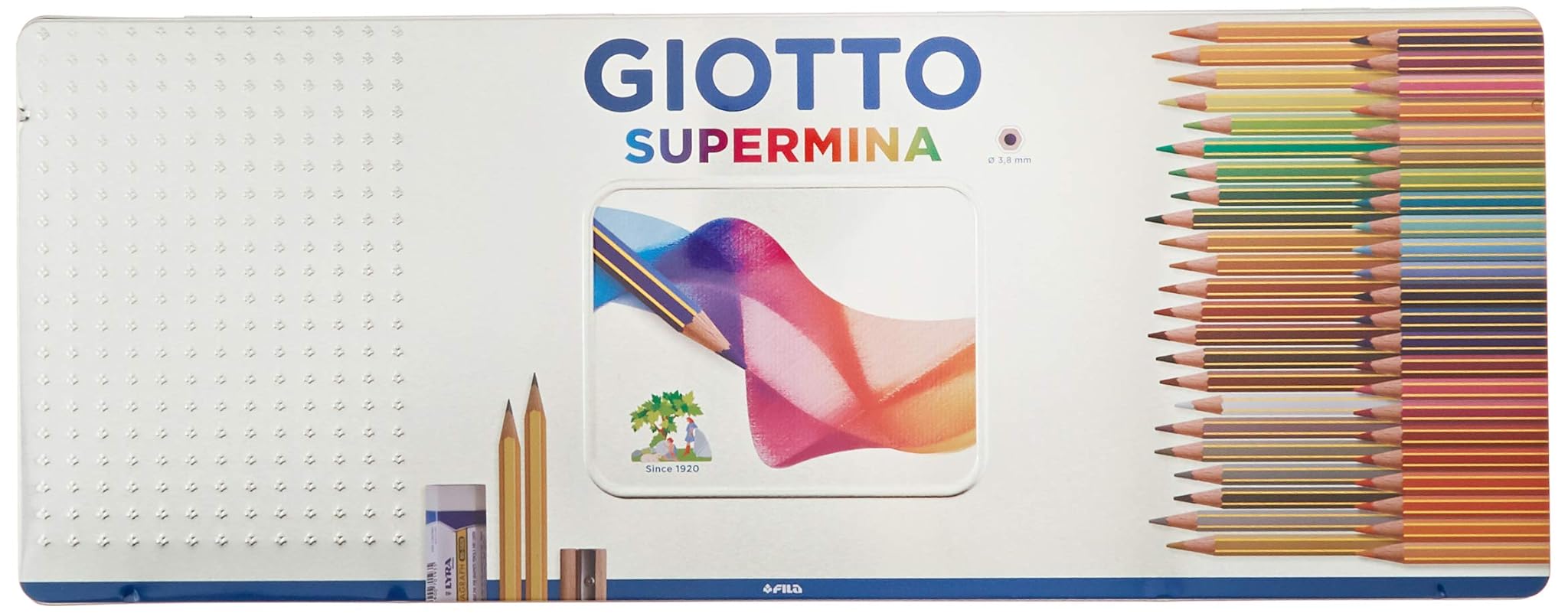 Giotto Supermina - Astuccio 50 Matite Colorate