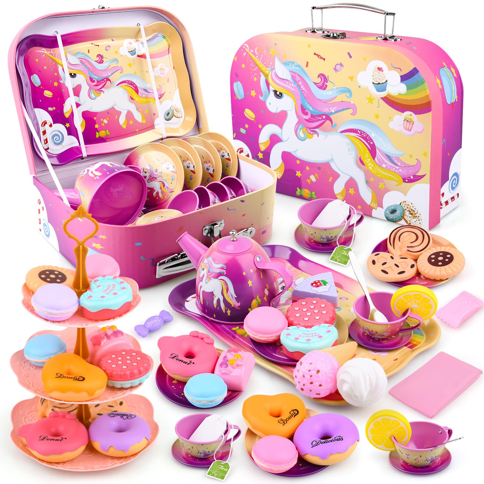 Set da Tè Giocattolo per Bambini - Unicorno