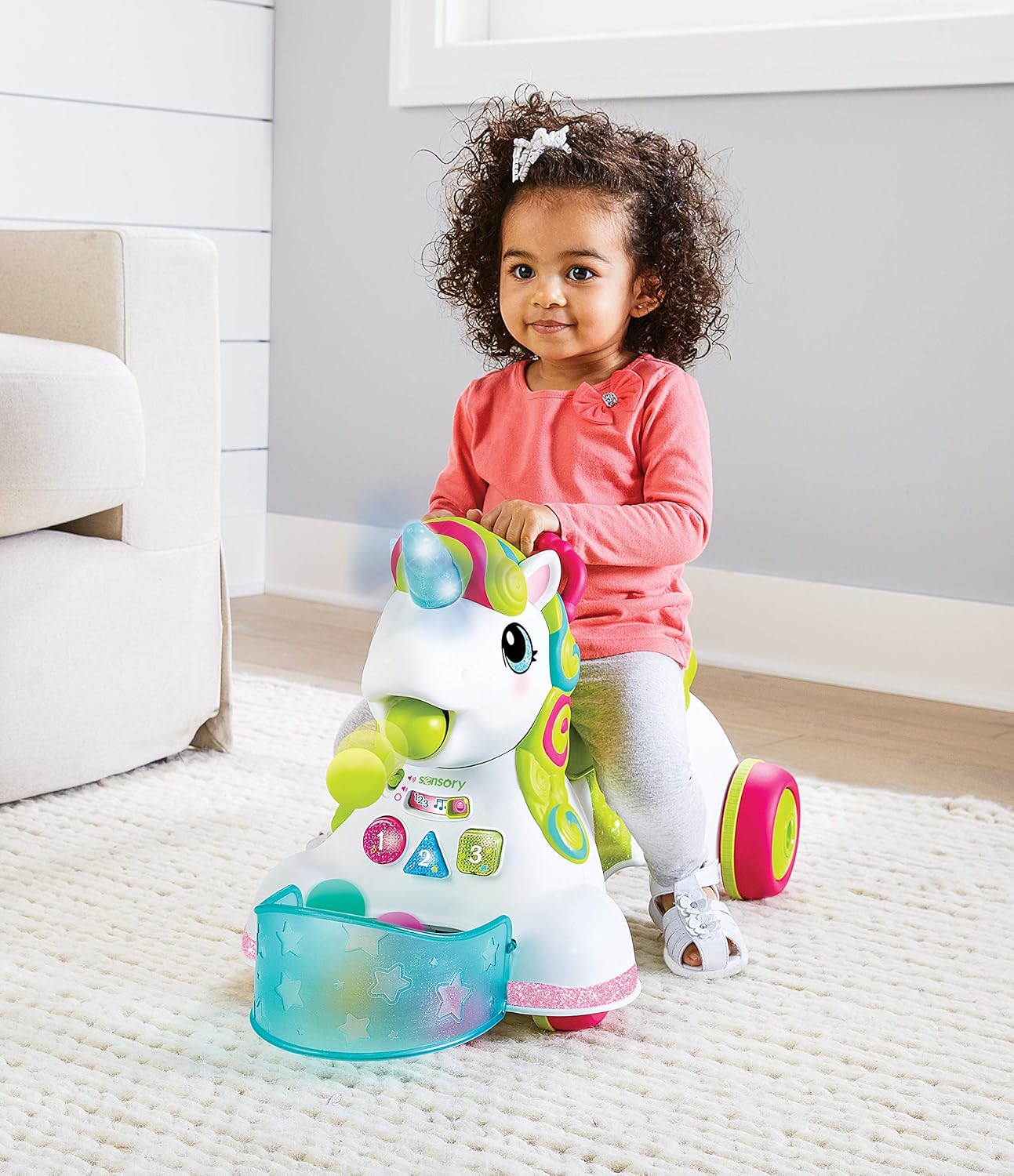 Infantino Interactive Unicorn Carrier/Walker Multicolore - immagine 6