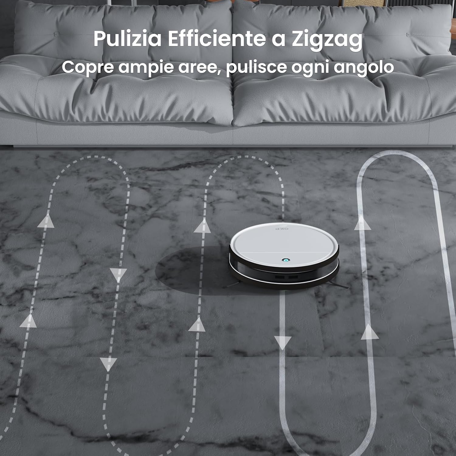 K5 Robot Aspirapolvere 2500Pa 120min - immagine 5