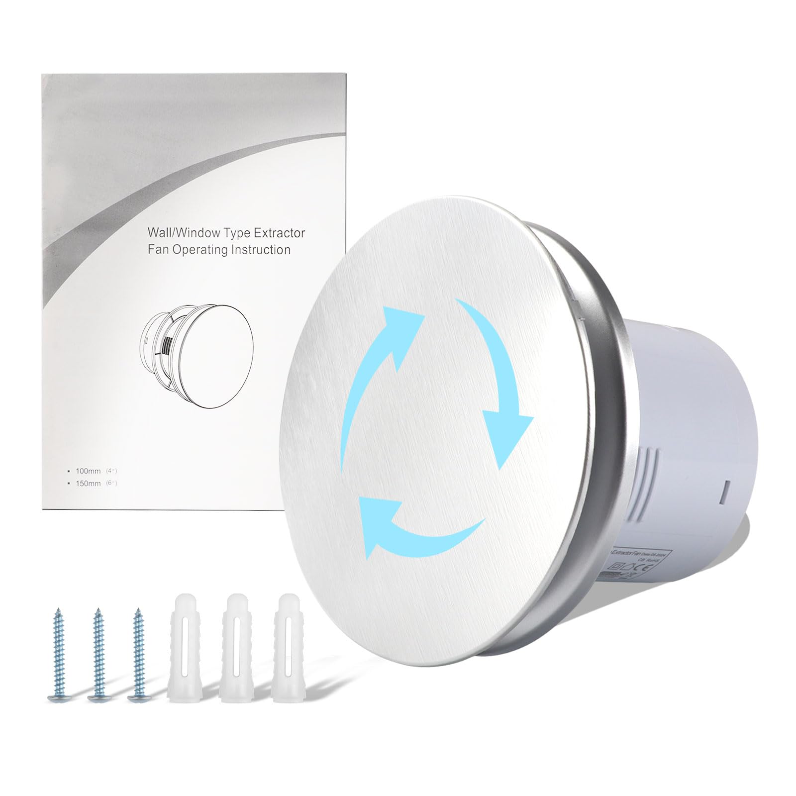 Aspiratore Bagno Silenzioso 100mm 160m³/h