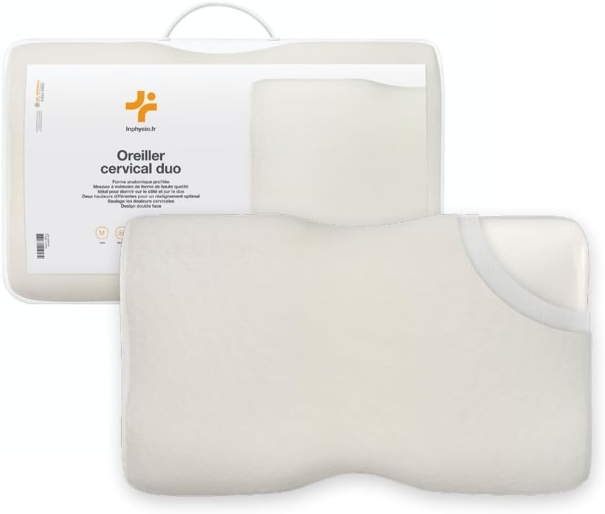 Inphysio® Duo Premium - Cuscino Ergonomico Cervicale Memory Foam - immagine 1