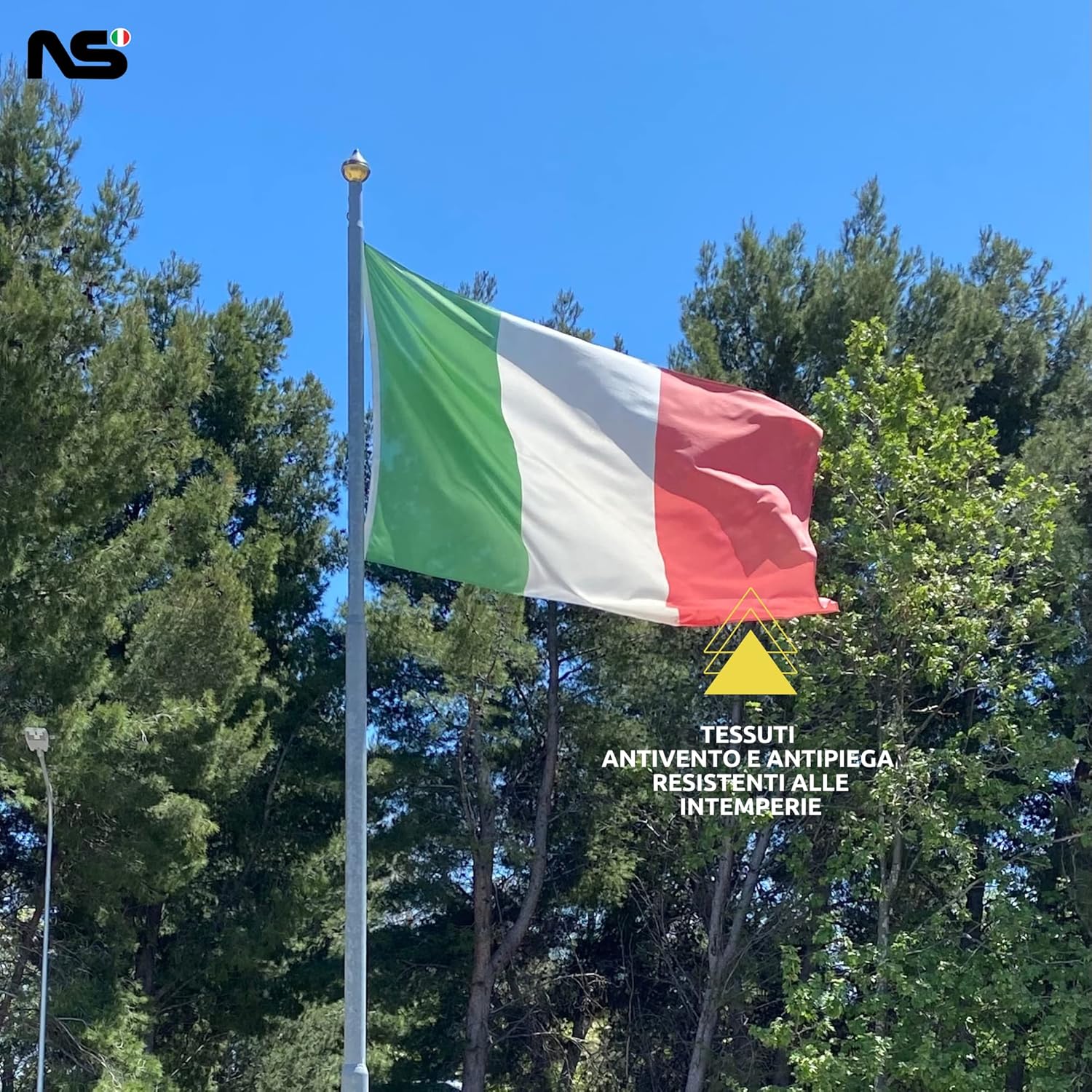 NS BANDIERE Set Bandiera Italia Europa 100x150 cm - immagine 5