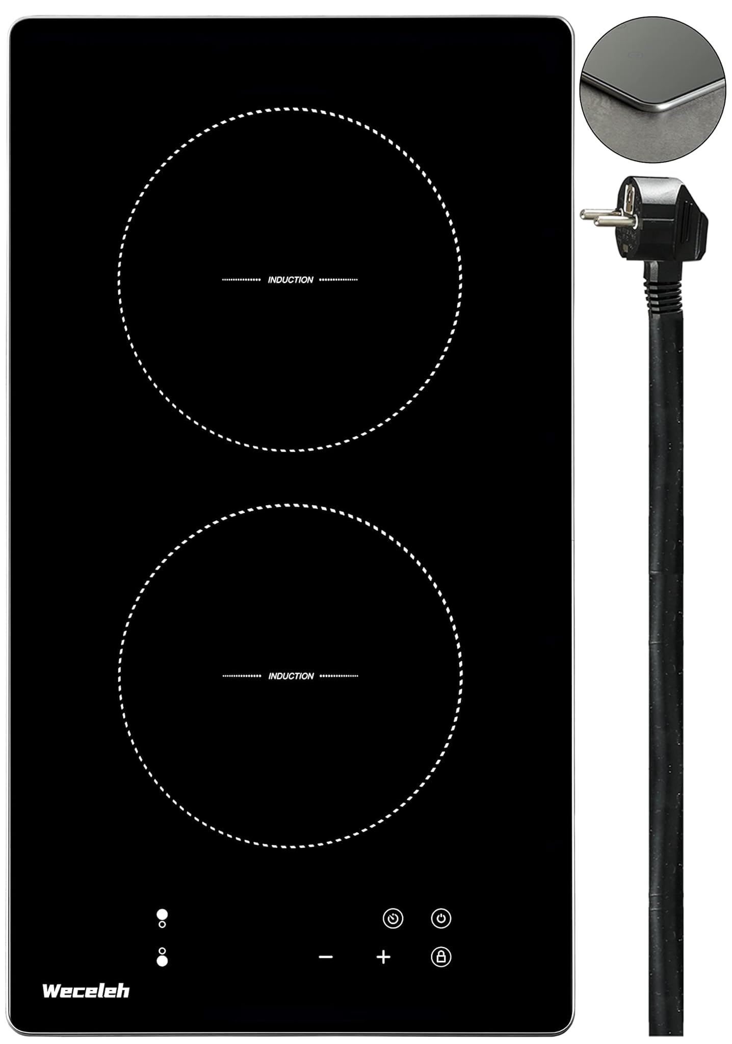 Piano Cottura Induzione 2 Fuochi Incasso