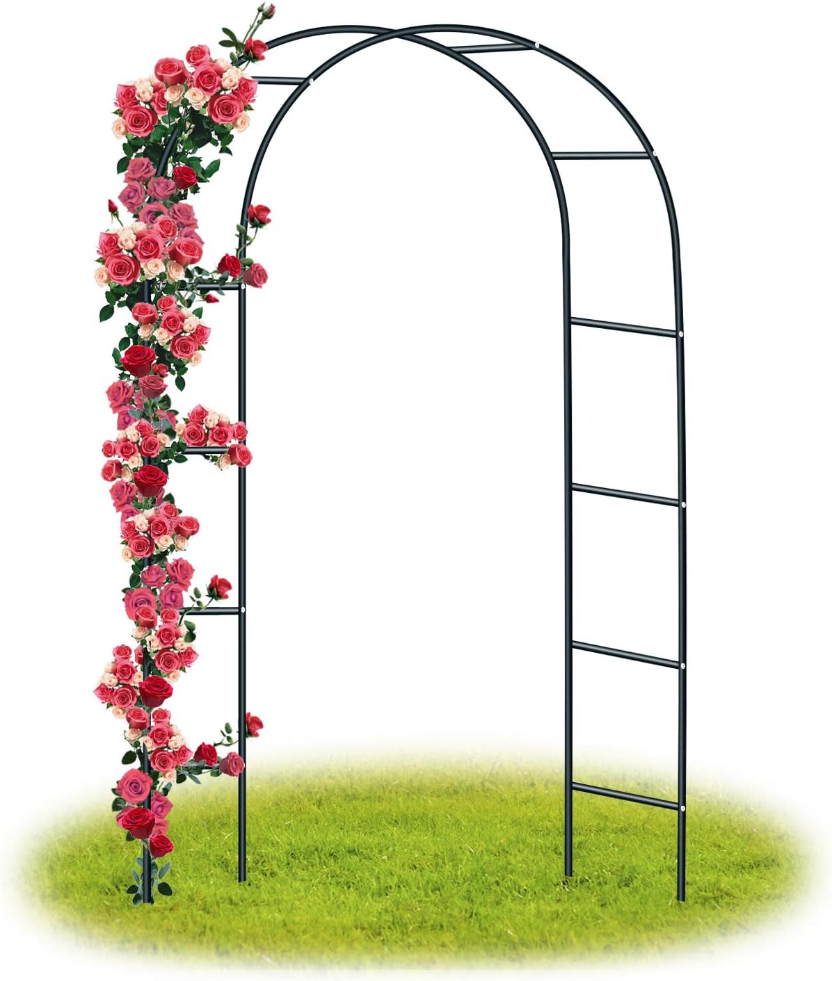 Forever Speed Arco per Rose Rampicanti 240x140x38 cm, Nero