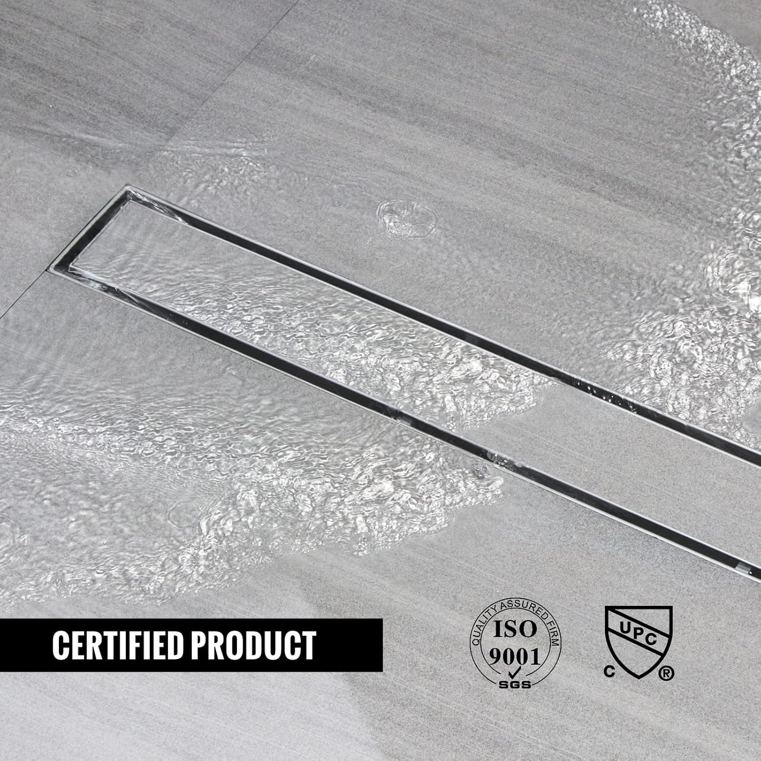 Sunrik Canale Doccia 50 cm Extra Piatto - immagine 4