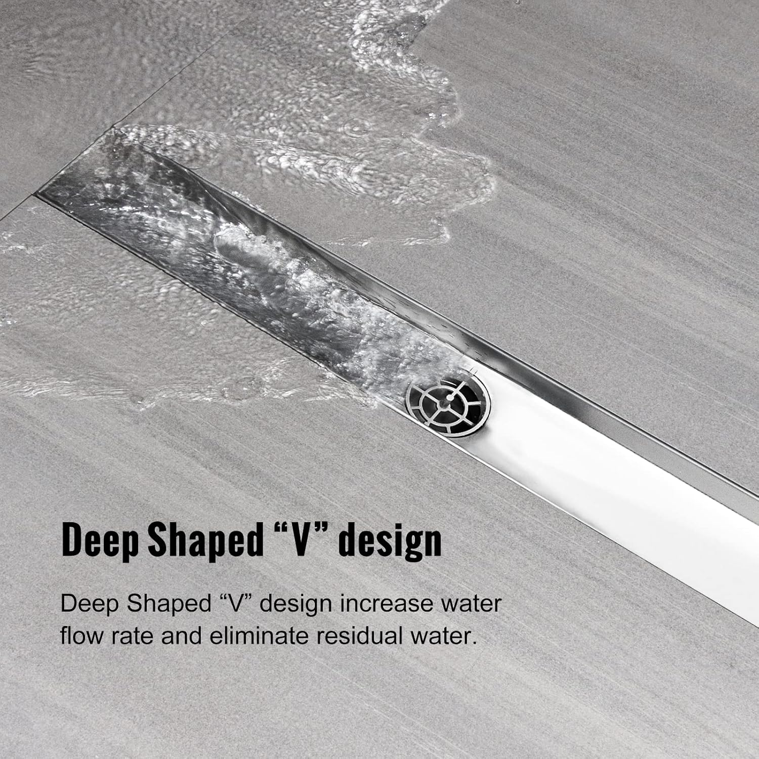 Sunrik Canale Doccia 50 cm Extra Piatto - immagine 5