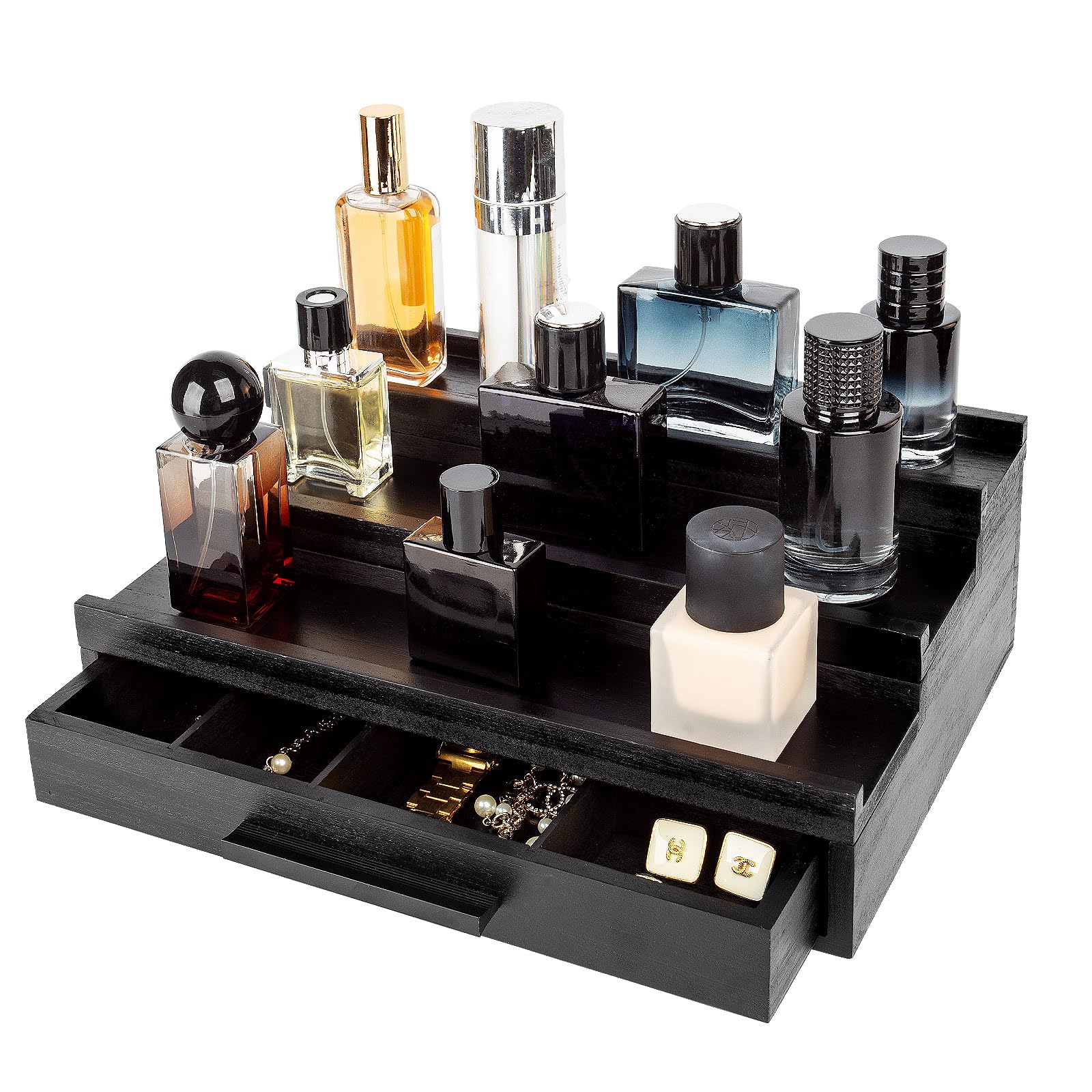 Cokritsm Organizzatore di Colonia 3 Ripiani, Nero