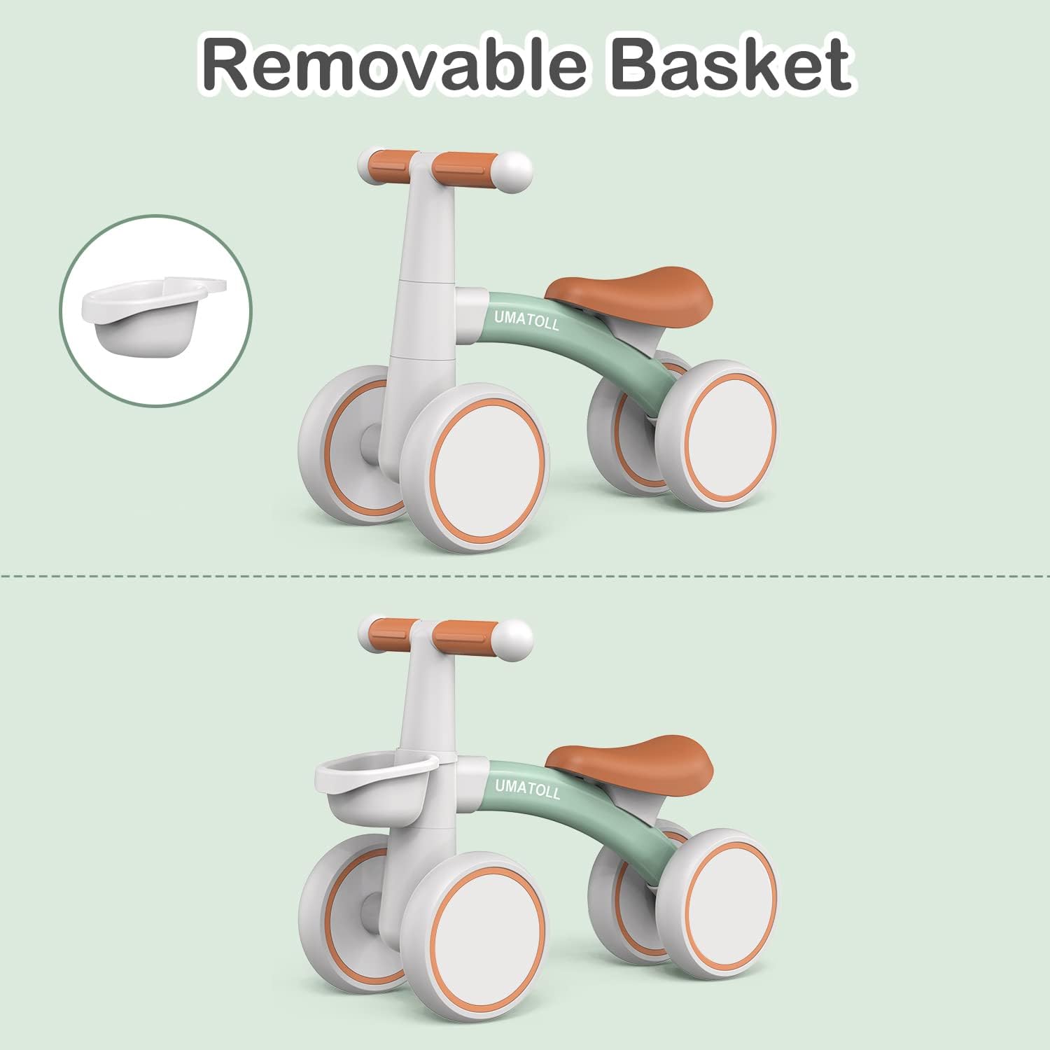 Umatoll Bicicletta Senza Pedali per Bambini 12-24 Mesi - immagine 3