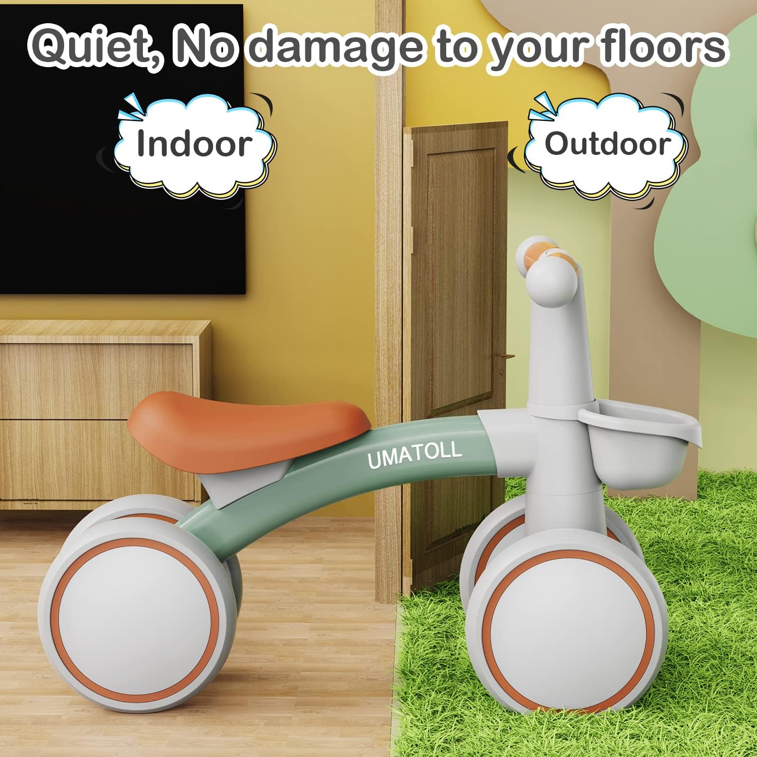 Umatoll Bicicletta Senza Pedali per Bambini 12-24 Mesi - immagine 5