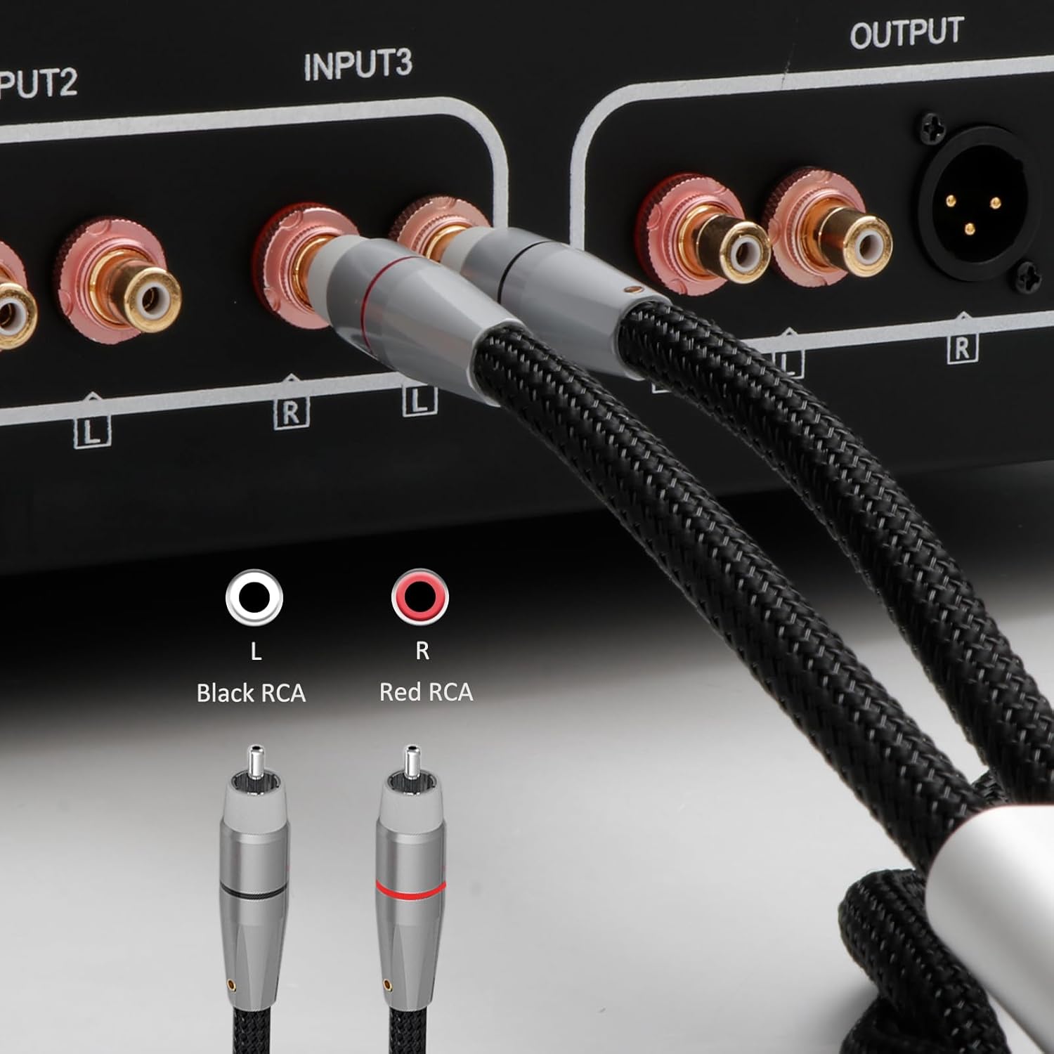 Monosaudio Cavo Audiofilo RCA 5N OCC Rame Puro 1M - immagine 5