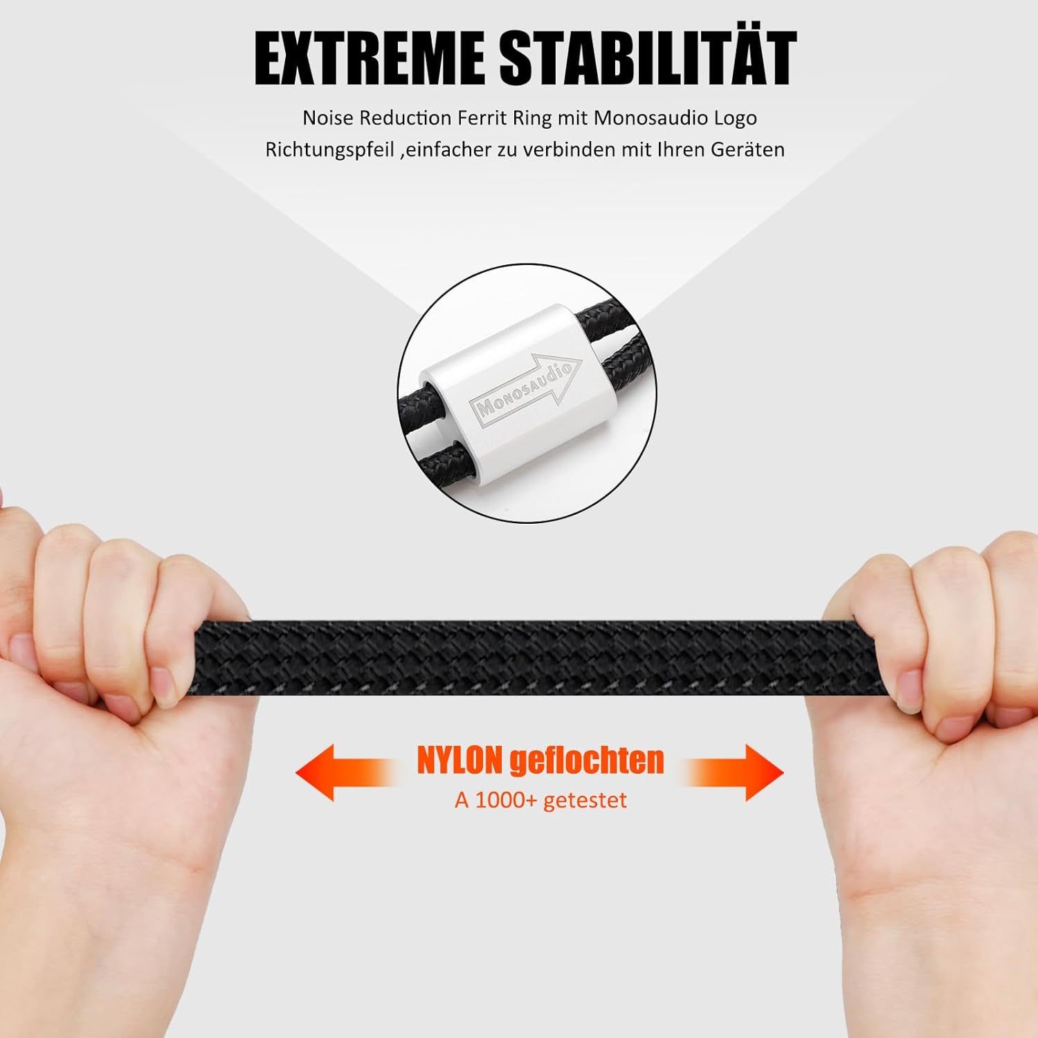 Monosaudio Cavo Audiofilo RCA 5N OCC Rame Puro 1M - immagine 7