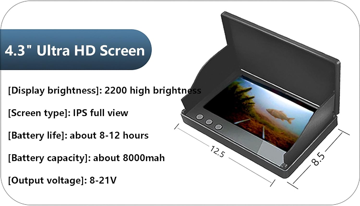 Lvpradior - Telecamera Subacquea IR Fish Finder 20m - immagine 6