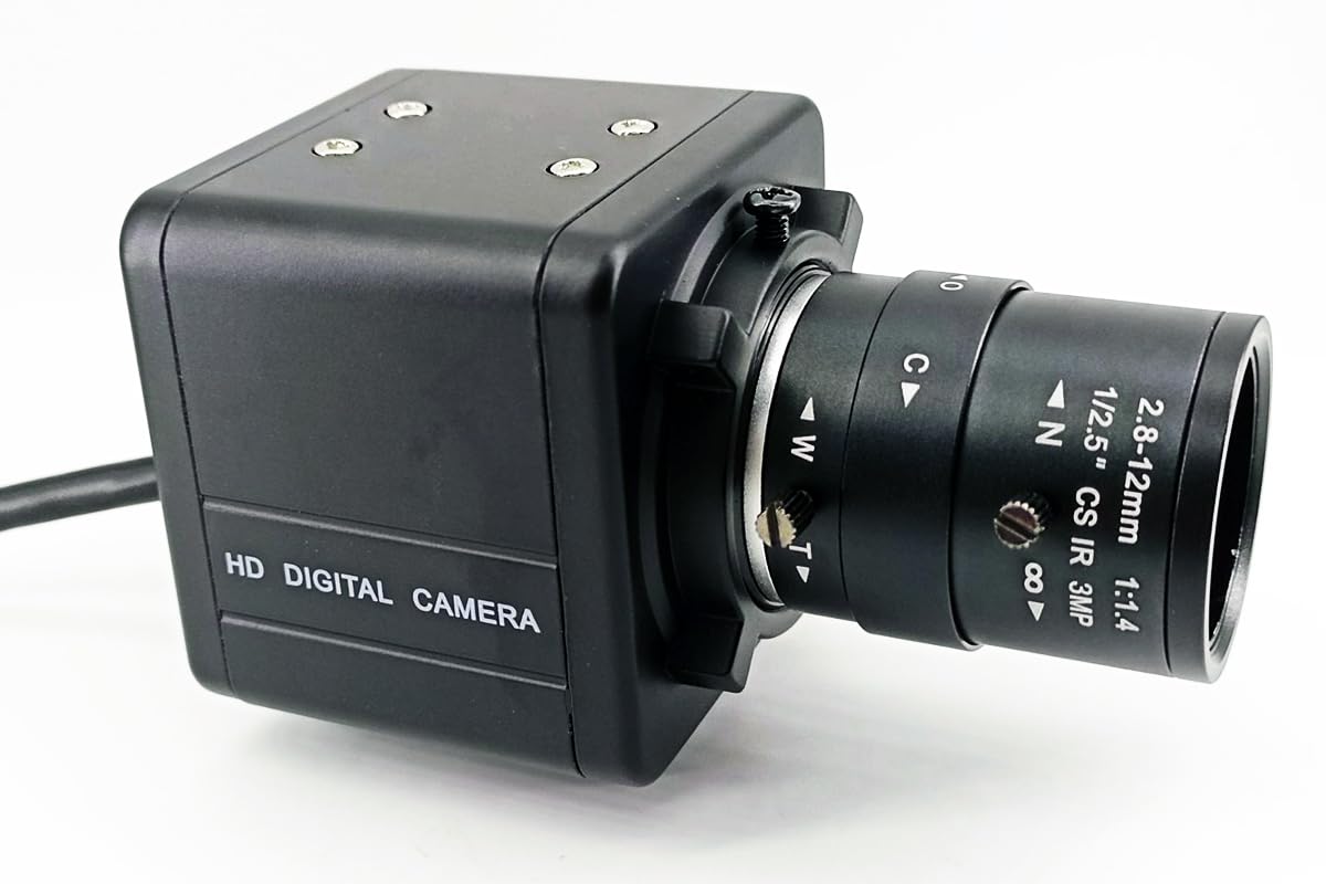 Telecamera Sicurezza IP POE 2K 4MP HD H.265 WDR 2.8-12mm